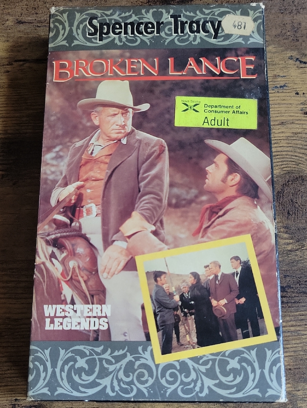 Broken Lance Spencer Tracy Vintage VHS Western